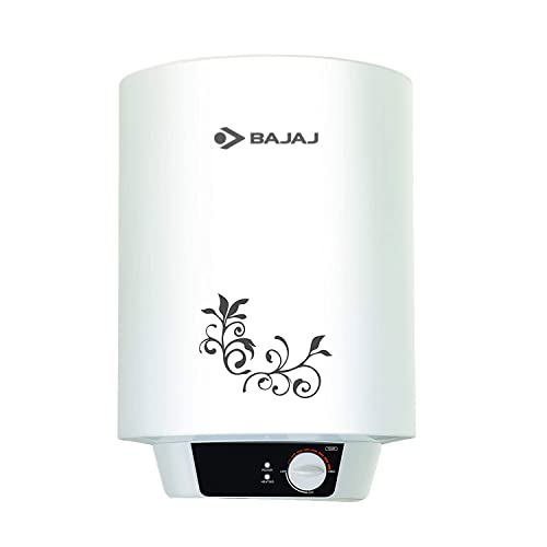 Bajaj New Shakti Neo 15L Vertical Storage Water Heater| Star Rated Water Geyser| Water Heating with Titanium Armour & Swirl Flow Technology|Glasslined Tank|Wall Mounting| 1-Yr Warranty by Bajaj| White