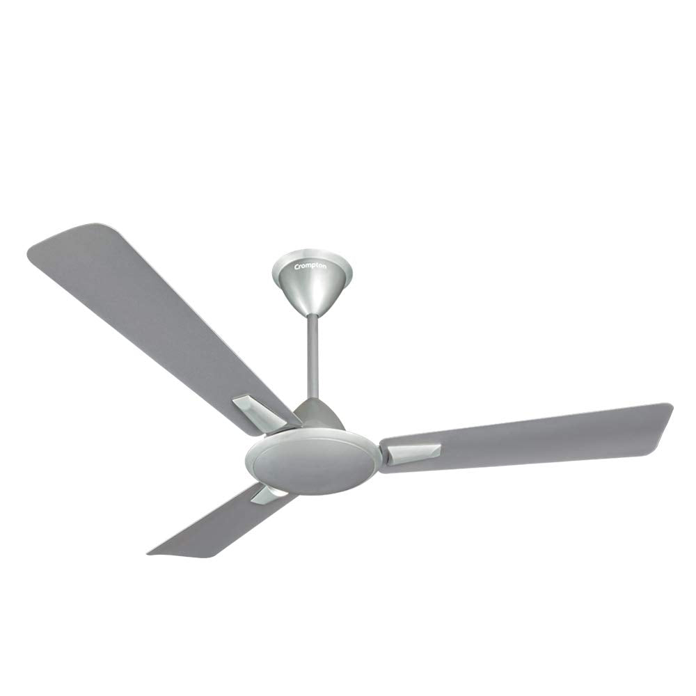 Crompton Aura Prime 1200 mm (48 inch) Decorative Ceiling Fan with Anti Dust Technology (Himalayan Grey)