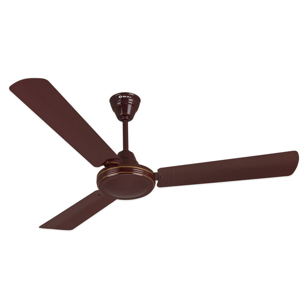 Bajaj Brezza 425 1200 Mm Ceiling Fans For Home | Rust Free Coating For Long Life | High Air Delivery | 2 Years Warranty | Brown