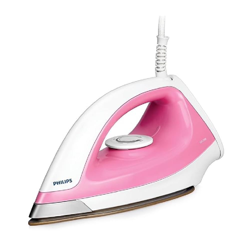 PHILIPS Plastic Gc158/02 1100 Watts Dry Iron (Pink)