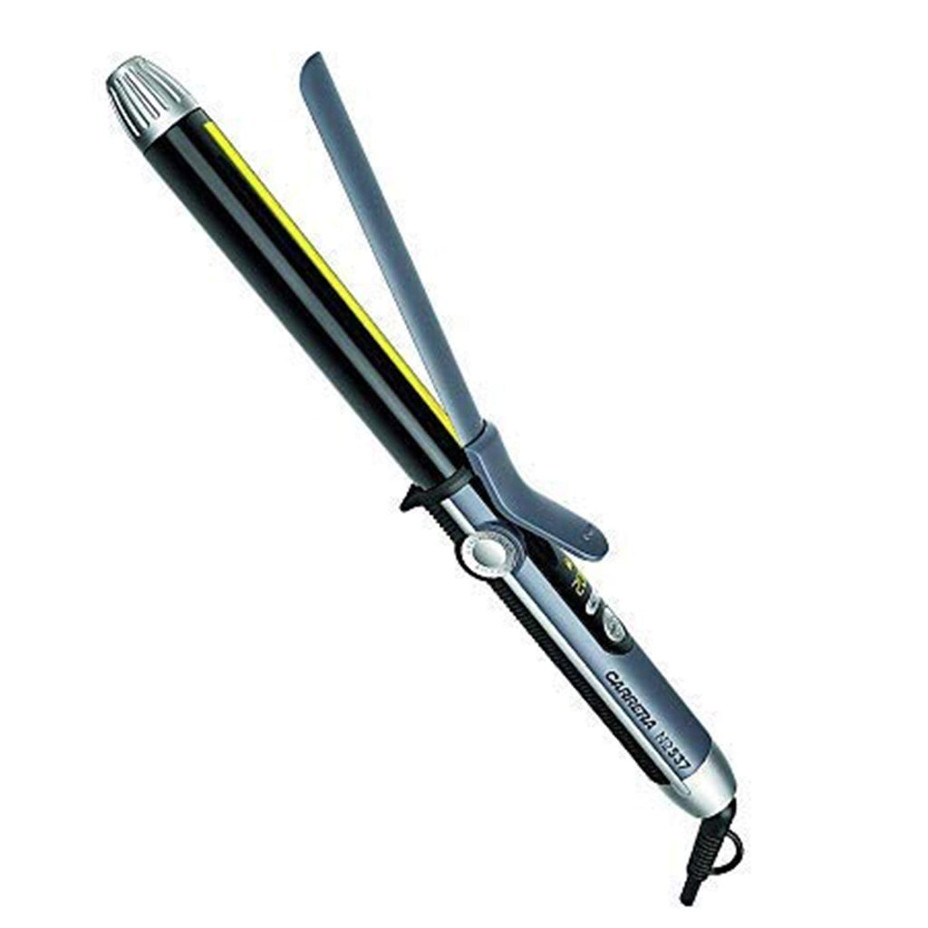 Carrera 537 Professional Curling Machine Hair Rod | Curling Iron Tong for Women | Ceramic Wand - Flexi Rod, LED & Long Plates