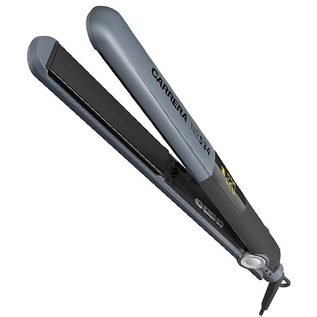 Carrera 534 Professional Hair Straightener Rounded styling plates infused with Argan oil & Keratin for perfectly shiny hair