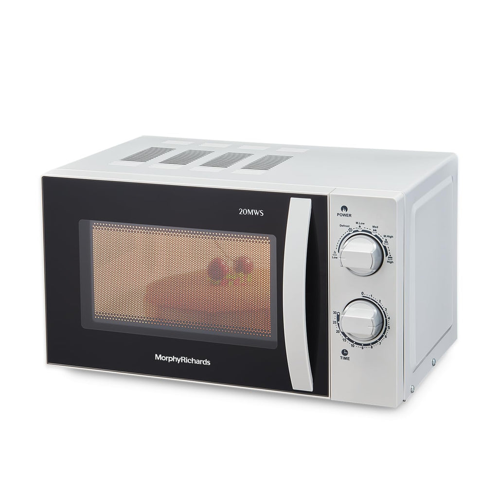 Morphy Richards 20 Litres Solo Microwave Oven with Large Turntable (20MWS, White)