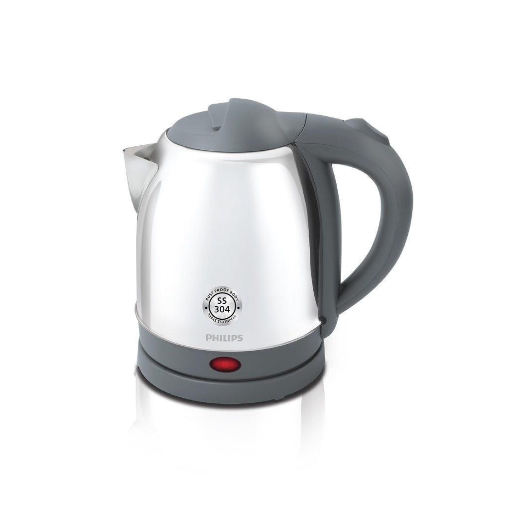 Philips HD 9363/02 1.2 L Kettle Grey with 25% thicker body for longer life, triple safe auto cut off