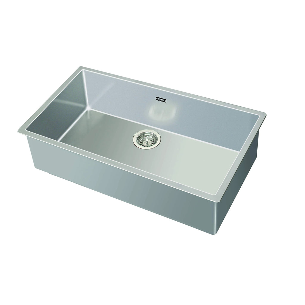 Faber Franke BXX 210/110-79 3 1/2 Kitchen Sink, Silver, Steel Finish