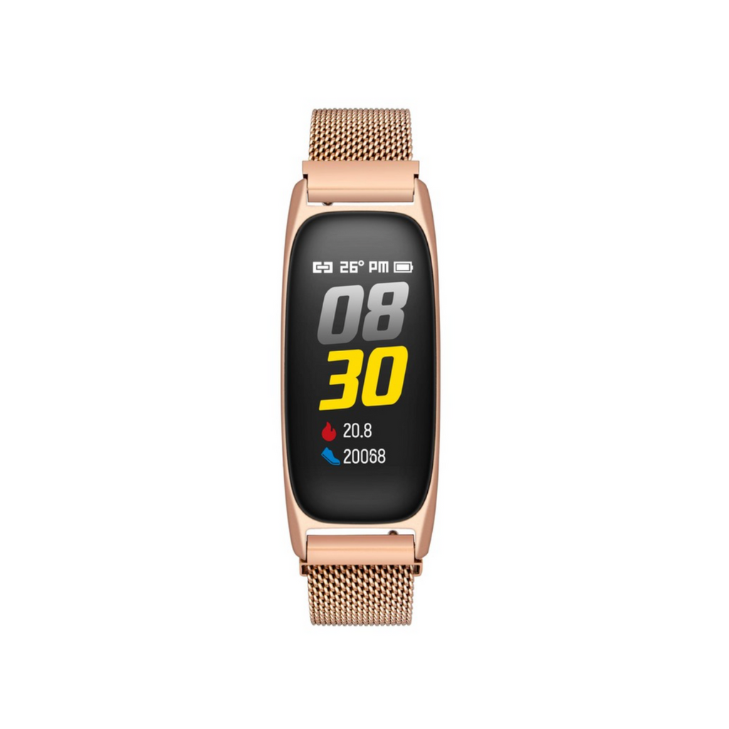 Timex Fitness Band Mesh Metal Rose Gold