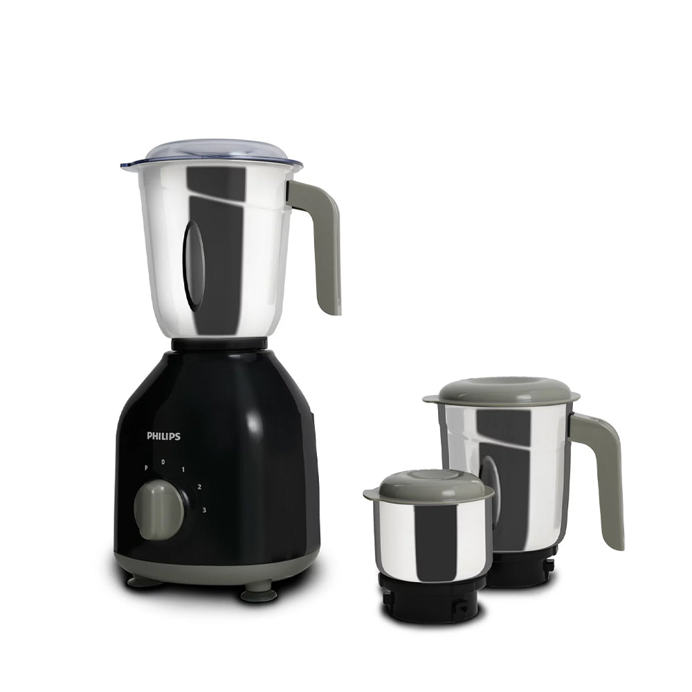 PHILIPS Daily Collection Mixer Grinder (3 Jars, Black)